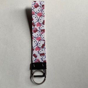 Handmade hello kitty wristlet